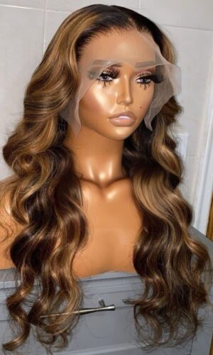 22” Glueless body wave wig
